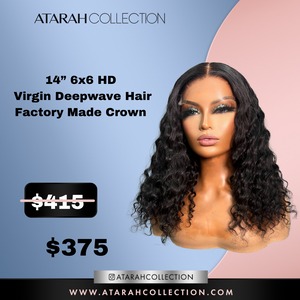 14” HD 6x6 Virgin Deepwave Factory Made Crown