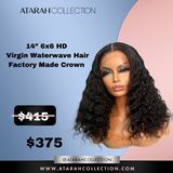14” HD 6x6 Virgin Waterwave Factory Made Crown