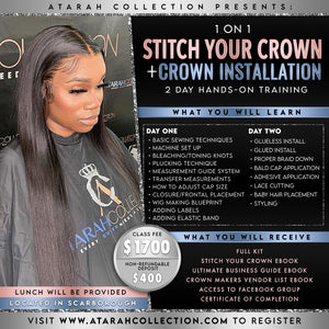 2 Day Scarborough 1 on 1 Training (DEPOSIT ONLY)